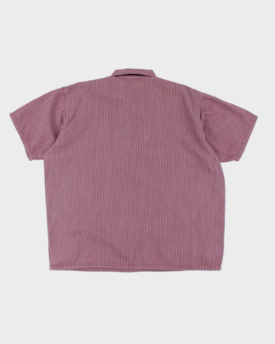 Vintage Ben Davies Short Sleeve Quarter Zip Shirt - XL