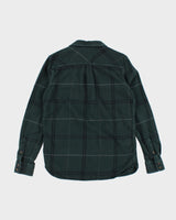 Vintage 2000's Vans Green Plaid Flannel Shirt - S