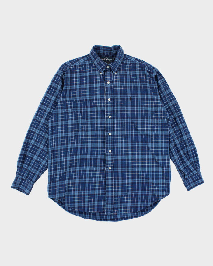 Vintage 90's Ralph Lauren Oversized Flannel Shirt - M