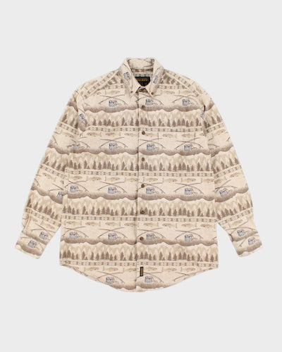 Vintage Woolrich Pattern Heavyweight Shirt - M
