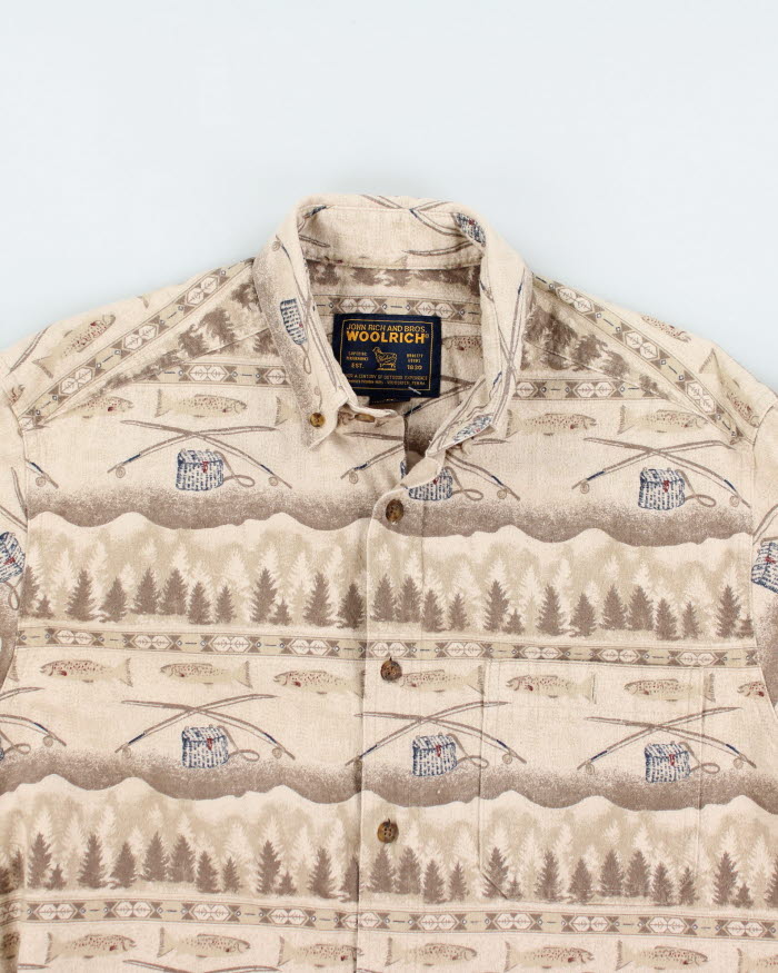 Vintage Woolrich Pattern Heavyweight Shirt - M