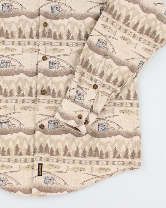 Vintage Woolrich Pattern Heavyweight Shirt - M