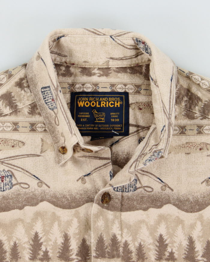 Vintage Woolrich Pattern Heavyweight Shirt - M