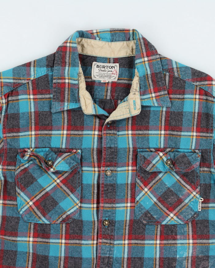 Vintage 90's Burton Durable Goods Flannel Shirt - M