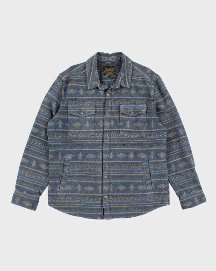Vintage 90's Lucky Brand Snap Button Heavyweight Flannel Shirt - XL