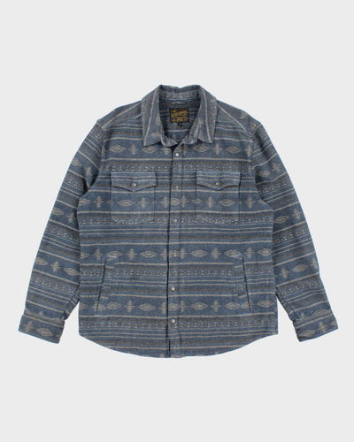 Vintage 90's Lucky Brand Snap Button Heavyweight Flannel Shirt - XL