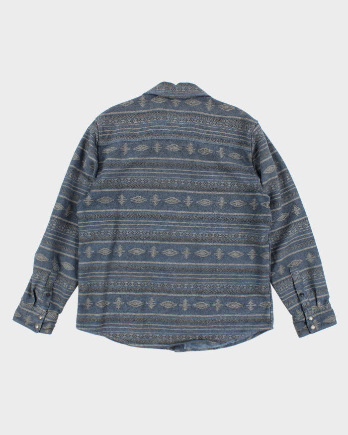 Vintage 90's Lucky Brand Snap Button Heavyweight Flannel Shirt - XL
