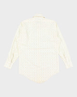 Vintage 70s Impact Pattern Long Sleeve Shirt - S