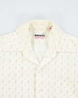 Vintage 70s Impact Pattern Long Sleeve Shirt - S