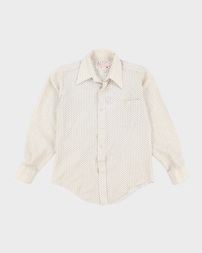 Vintage 70s Pariani Pattern Long Sleeve Shirt - S