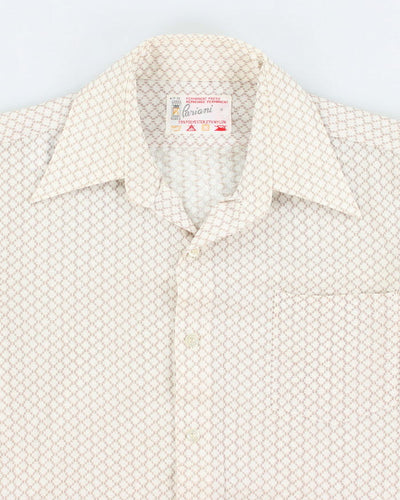 Vintage 70s Pariani Pattern Long Sleeve Shirt - S