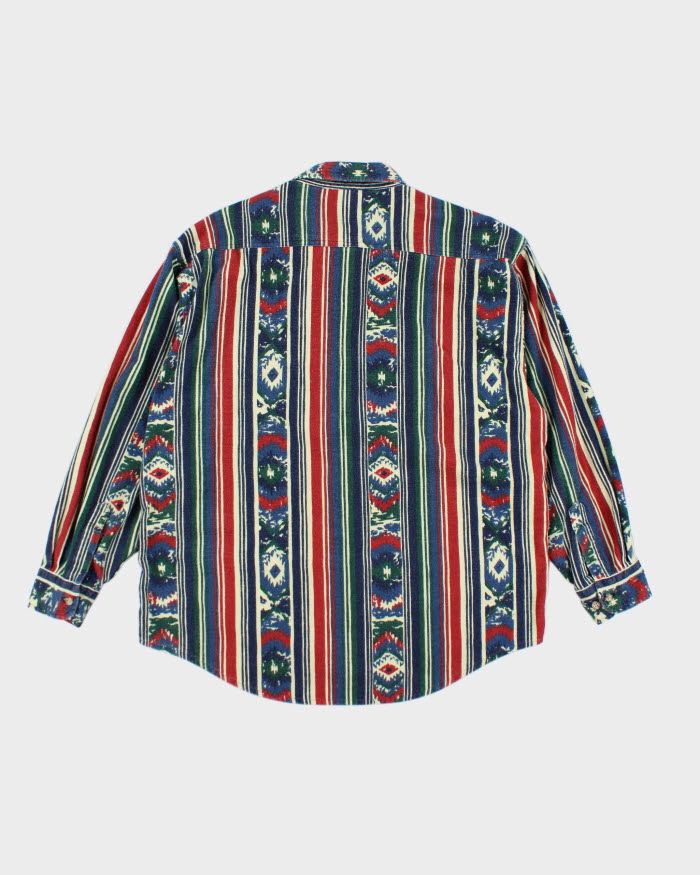 Vintage 90's Carhartt Patterned Flannel Shirt - L