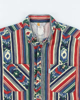 Vintage 90's Carhartt Patterned Flannel Shirt - L