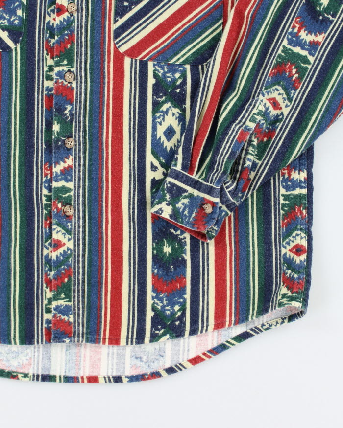 Vintage 90's Carhartt Patterned Flannel Shirt - L