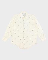 Vintage 70s Filene's Pattern Long Sleeve Shirt - L