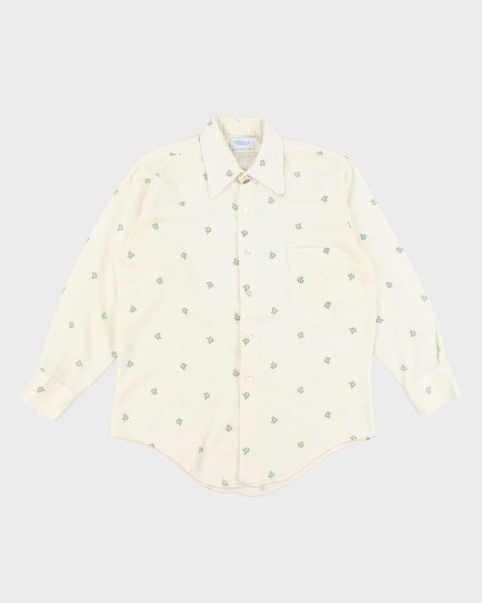 Vintage 70s Filene's Pattern Long Sleeve Shirt - L