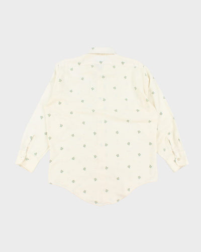 Vintage 70s Filene's Pattern Long Sleeve Shirt - L