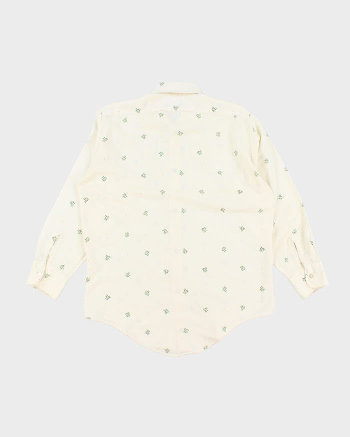 Vintage 70s Filene's Pattern Long Sleeve Shirt - L