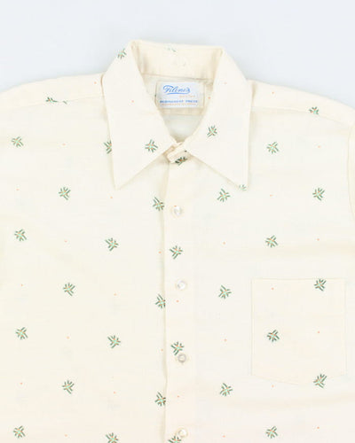 Vintage 70s Filene's Pattern Long Sleeve Shirt - L