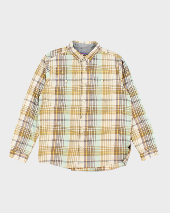 Vintage Patagonia Striped Flannel Shirt - L