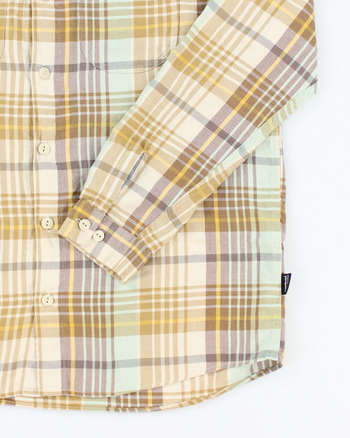 Vintage Patagonia Striped Flannel Shirt - L