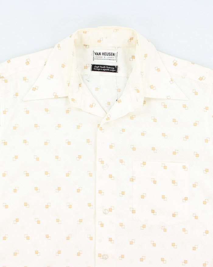 Vintage 70s Van Heusen Pattern Long Sleeve Shirt - S