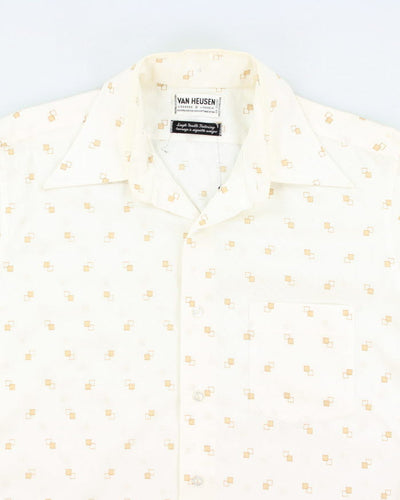 Vintage 70s Van Heusen Pattern Long Sleeve Shirt - S