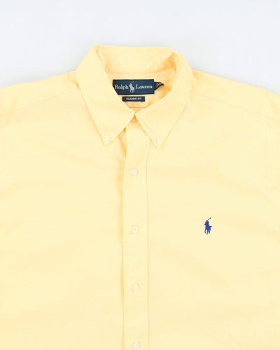 Ralph Lauren Yellow Long Sleeve Shirt - L
