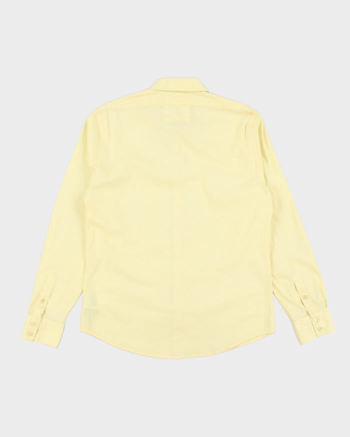 Y2k 00s Guess Yellow Long Sleeve Shirt - L