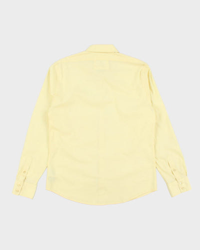 Y2k 00s Guess Yellow Long Sleeve Shirt - L