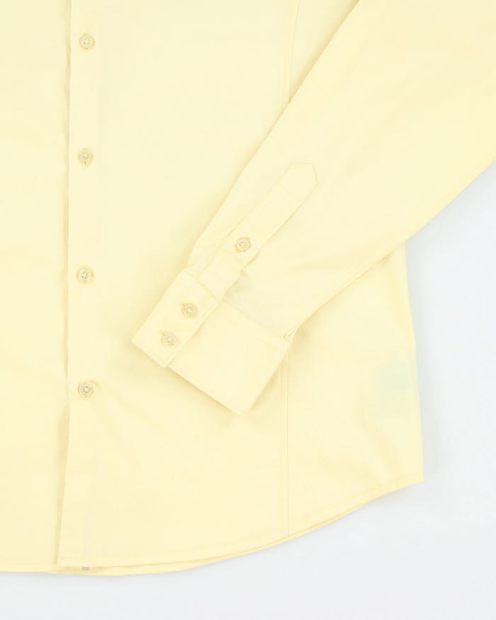 Y2k 00s Guess Yellow Long Sleeve Shirt - L
