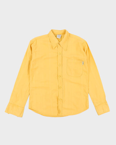 Y2k 00s Guess Yellow Long Sleeve Shirt - S