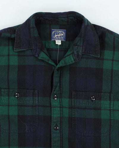 Vintage 90's J. Crew Lightweight Flannel Shirt - M