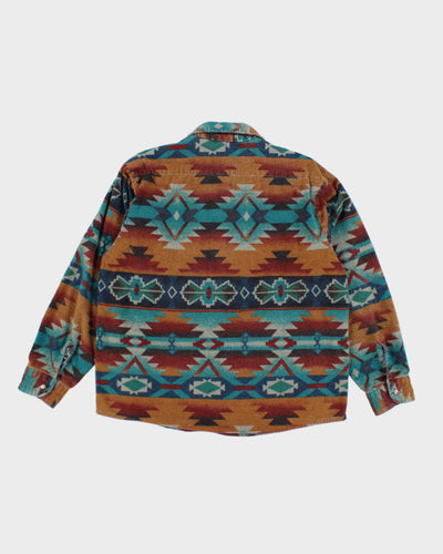 Vintage 90's Redhead Patterned Flannel Shirt - L