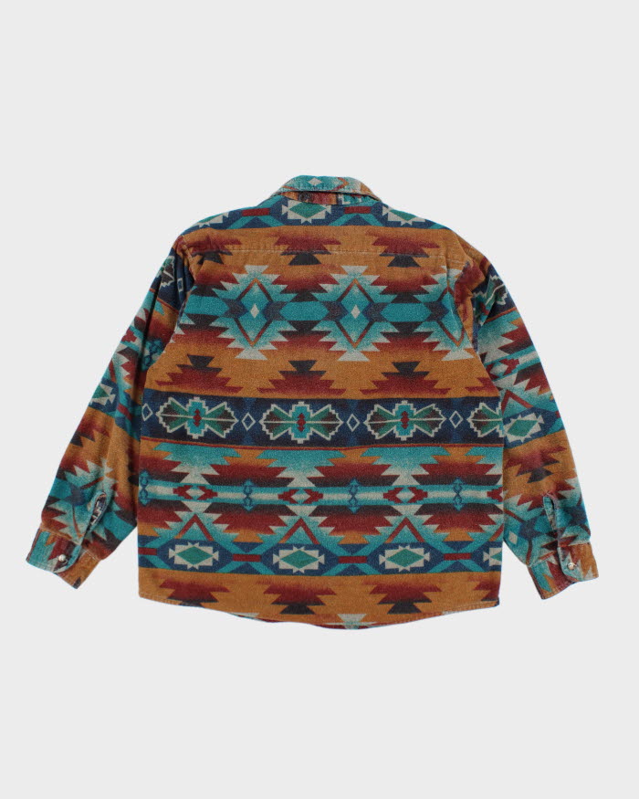 Vintage 90's Redhead Patterned Flannel Shirt - L