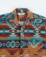Vintage 90's Redhead Patterned Flannel Shirt - L
