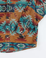 Vintage 90's Redhead Patterned Flannel Shirt - L