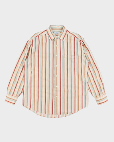 Alex Cannon Striped Long Sleeve Shirt - L