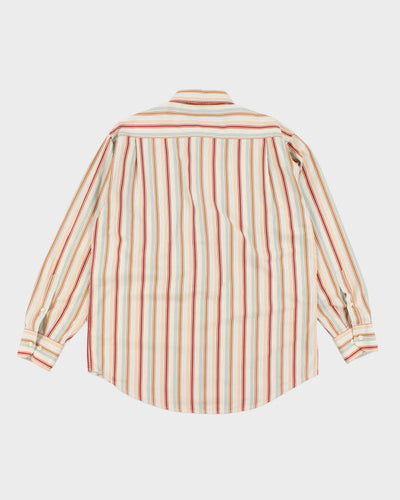 Alex Cannon Striped Long Sleeve Shirt - L