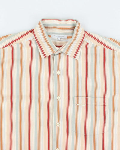 Alex Cannon Striped Long Sleeve Shirt - L