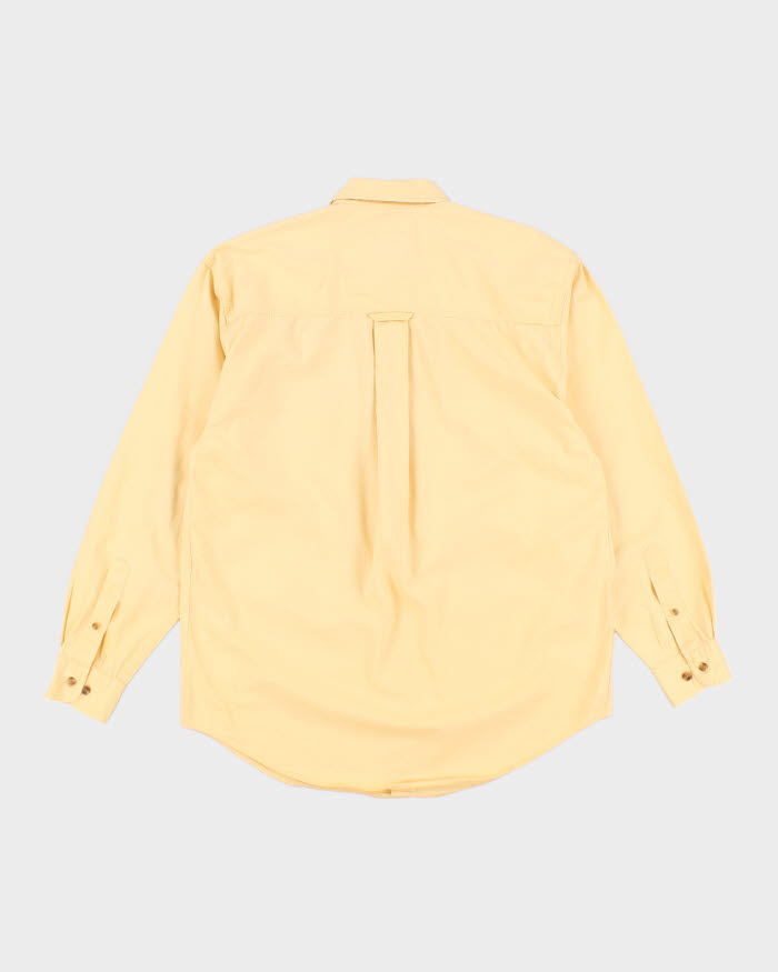 Eddie Bauer Yellow Long Sleeve Shirt - M
