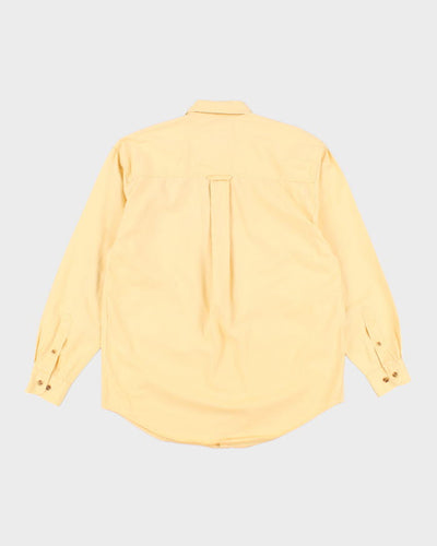 Eddie Bauer Yellow Long Sleeve Shirt - M