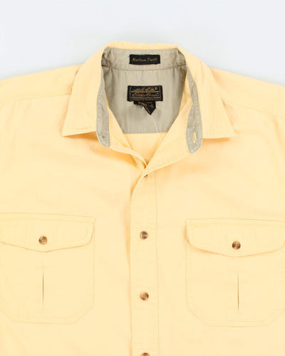 Eddie Bauer Yellow Long Sleeve Shirt - M