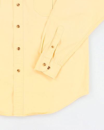 Eddie Bauer Yellow Long Sleeve Shirt - M