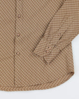 Y2k 00s Point Zero Brown Check Long Sleeve Shirt - M