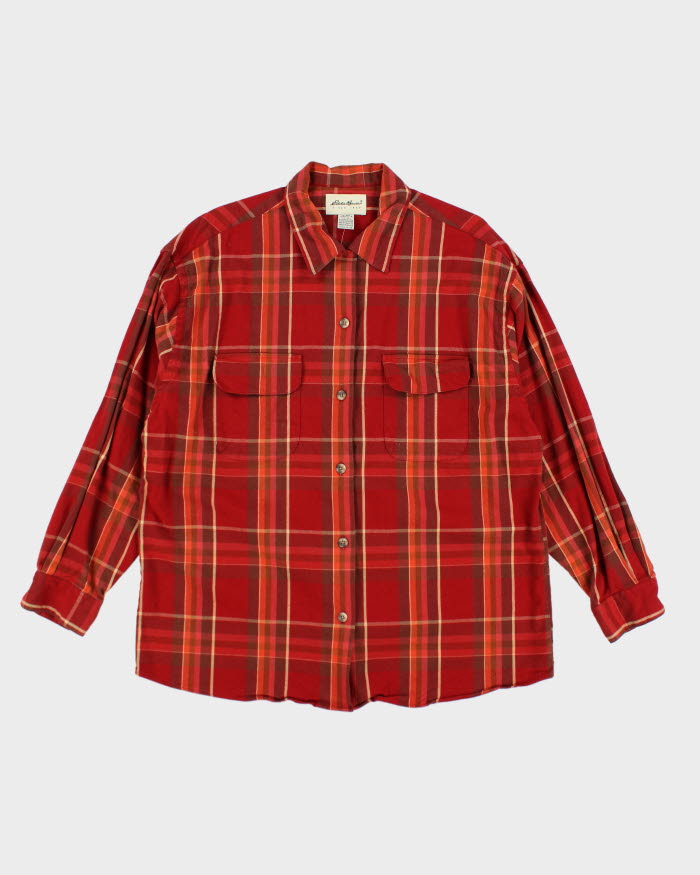 Vintage 90's Eddie Bauer Lightweight Flannel Shirt - L