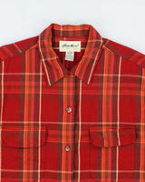 Vintage 90's Eddie Bauer Lightweight Flannel Shirt - L