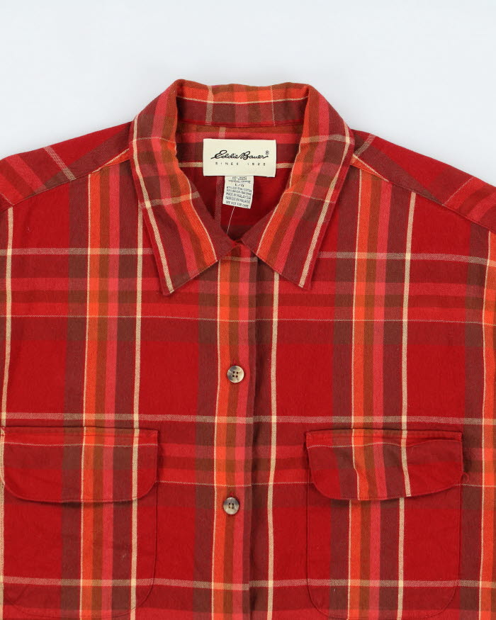 Vintage 90's Eddie Bauer Lightweight Flannel Shirt - L