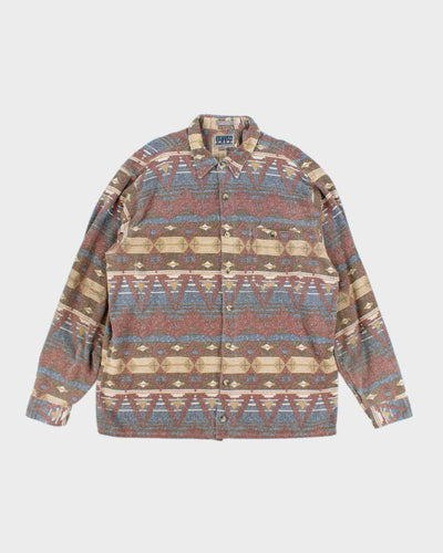 Vintage 90's Eddie Bauer Lightweight Flannel Shirt - L
