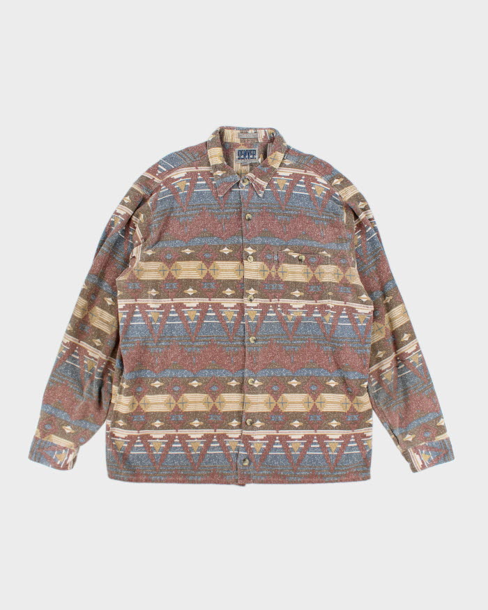 Vintage 90's Eddie Bauer Lightweight Flannel Shirt - L